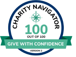 badge for charity navigator 100 out of 100 score