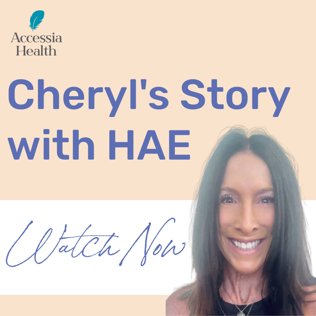 Blog cover for Cheryl with HAE